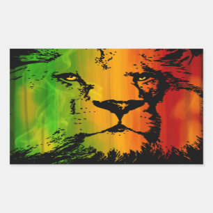 Rasta Lion Sticker
