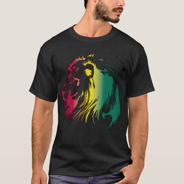 Rasta  Lion T-Shirt (Front)