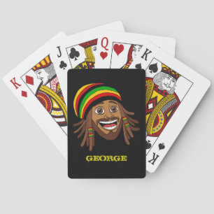 Rasta Man Jamaican Playing Cards