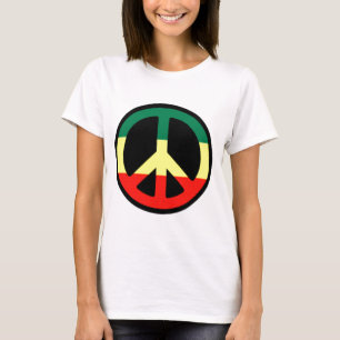 Rasta peace symbol T-Shirt