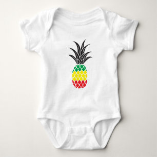 Rasta Pineapple Baby Bodysuit
