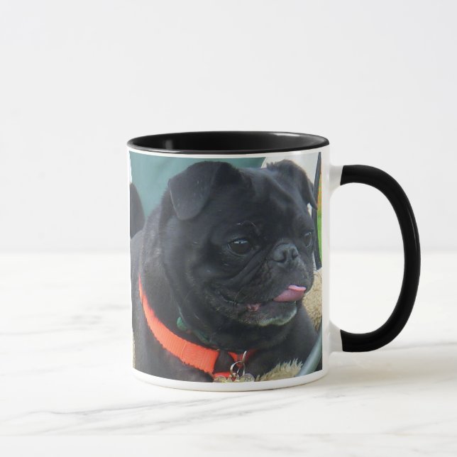 rasta pug mug (Right)