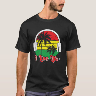 Rasta Reggae Jamaica Sunset Jamaican Vacation I Li T-Shirt