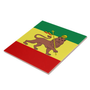 Rasta Reggae Lion de Juda Trivet Carreaux