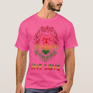 Rasta Reggae Lion Of Judah Jamaica Rastafari Roots T-Shirt