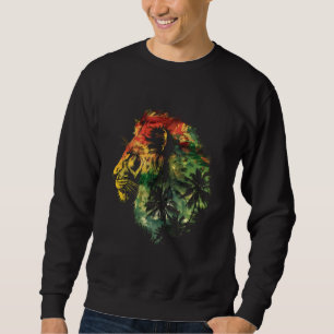 Rasta Reggae Lion Rasta Roots Lion Of Judah Reggae Sweatshirt