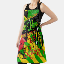 Rasta Reggae Party Apron