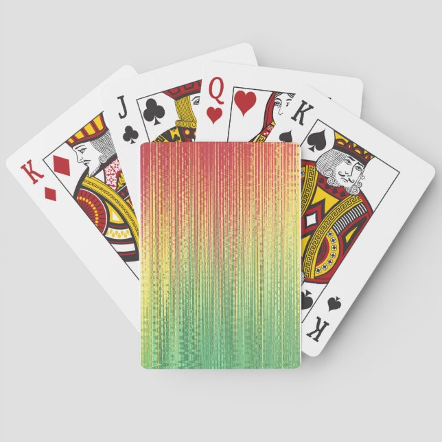 Rasta Reggae Playing Cards (Back)