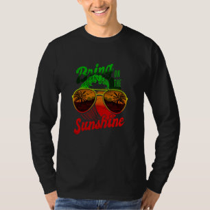 Rasta Reggae Rastafari Roots Rastafarian Jamaica V T-Shirt