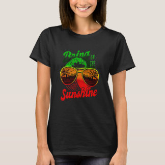 Rasta Reggae Rastafari Roots Rastafarian Jamaica V T-Shirt