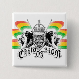 Rasta Reggae Royal Crest Button