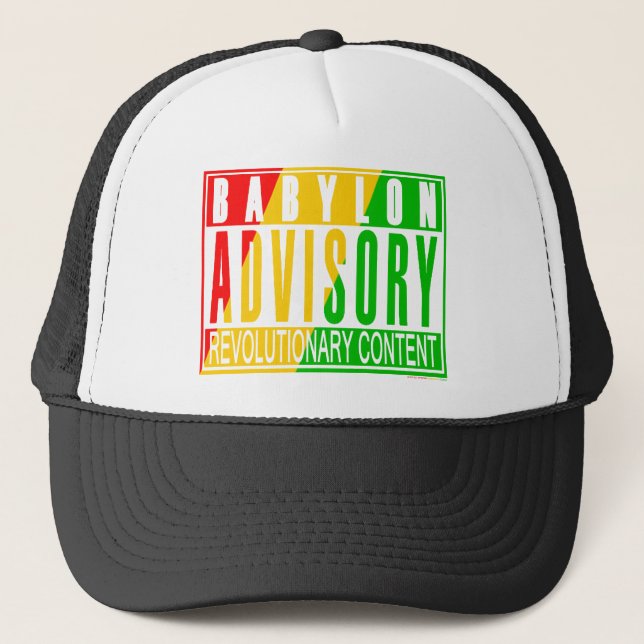 RASTA Reggae Trucker Hat (Front)