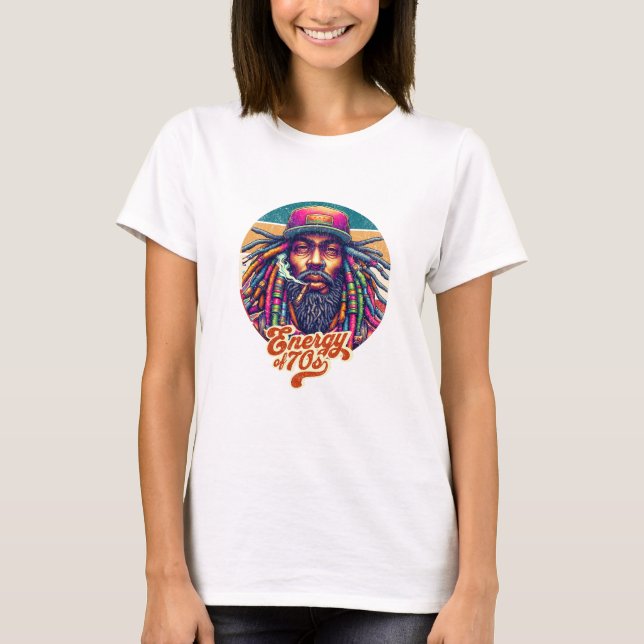 Rasta Roots of the 70s T-Shirt (Front)