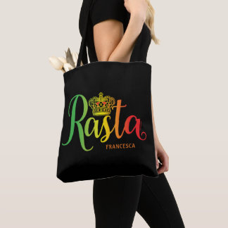 Rasta Script Tote Bag