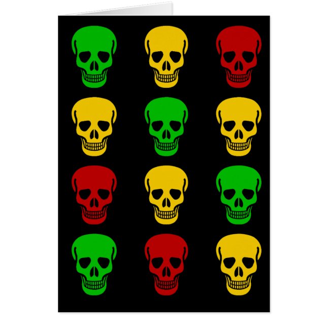 Rasta Skulls (Front)