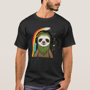 Rasta Sloth Stylish Rastafari Reggae & Jamaica Vib T-Shirt