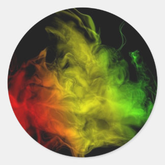Rasta Smoke Sticker