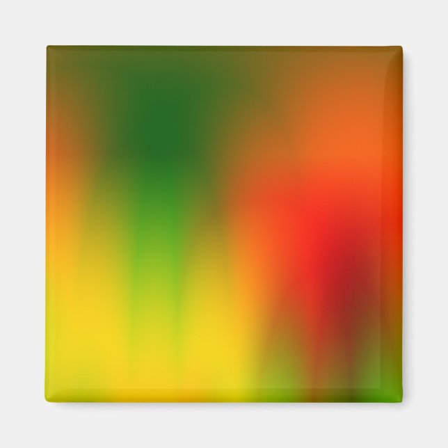 Rasta Splash of Color Magnet (Front)