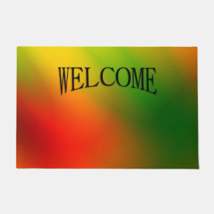 Rasta Splash of Colour Welcome Doormat