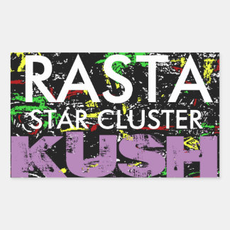 RASTA STAR CLUSTER KUSH STICKER