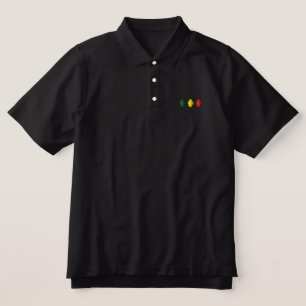 Rasta Stripes Polo Shirt