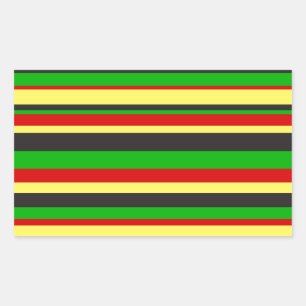 Rasta Stripes Sticker