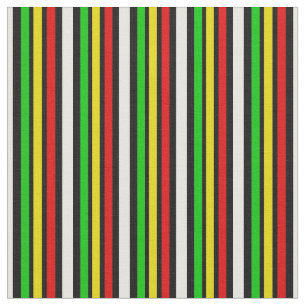 Rasta Stripes With Black Fabric