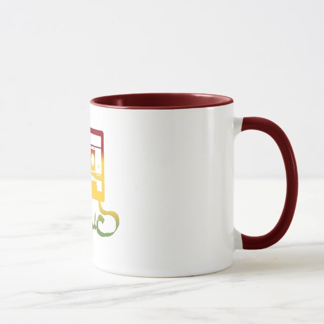 rasta tape reggae mug (Right)