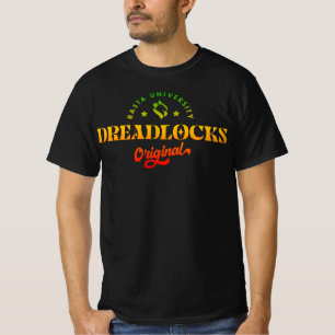 Rasta University Dreadlocks Original Rasta Reggae T-Shirt