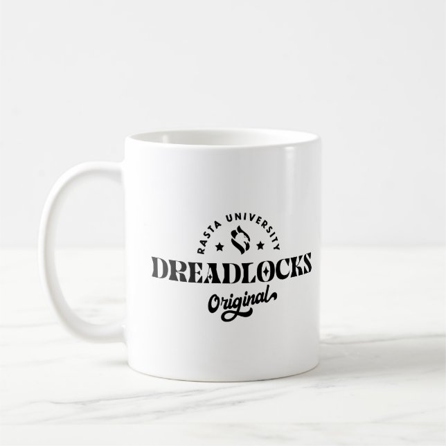 Rasta University Dreadlocks Original Reggae Coffee Mug (Left)