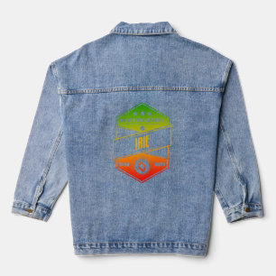 Rasta University Irie Good Vibes Rasta Reggae Denim Jacket