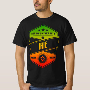 Rasta University Irie Good Vibes Rasta Reggae T-Shirt