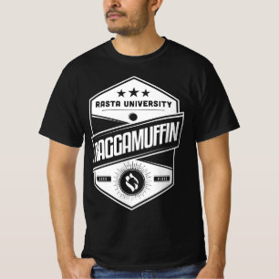 Rasta University Raggamuffin Good Vibes Reggae T-Shirt
