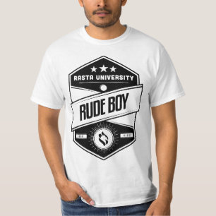 Rasta University Rude Boy Good Vibes Reggae T-Shirt