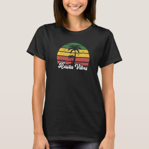 Rasta Vibes Reggae Jamaica Rastafari Rastafarian P T-Shirt