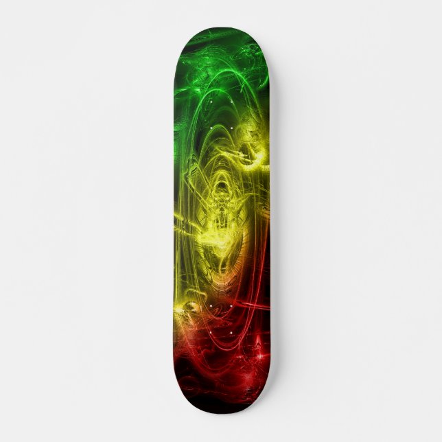 Rasta Vortex Skateboard (Front)