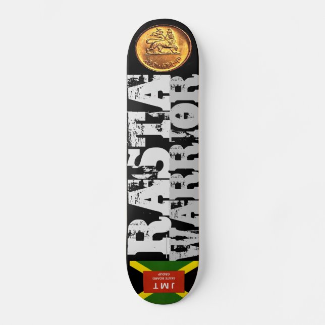 RASTA WARRIOR  Skateboard (Front)