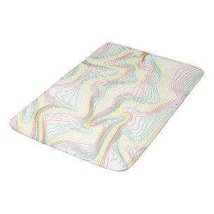 Rasta Waves  Bath Mat