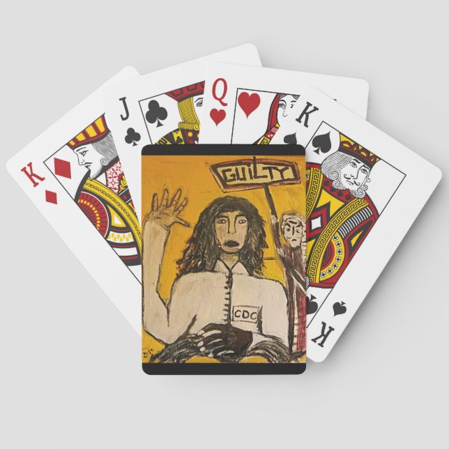 RASTA WITCH TRIALS GUILTY PLAYING CARDS (Back)