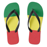 Rastafara Power - Rasta - Reggae Flip Flops