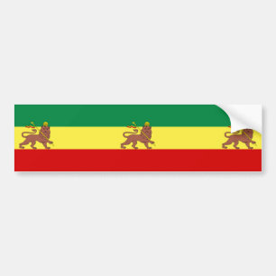 Rastafari Flag Bumper Sticker