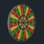 RASTAFARI FLAG BUTTON RAYS   your sign or monogram Dartboard<br><div class="desc">RASTAFARI FLAG RAYS BUTTON by EDDA Fröhlich / EDDArt | For Rastas & Reggae Lovers | You miss other products with this design? !'ll do it for you. Feel free to contact me: contact@eddart.de or have a look here: www.zazzle.com/eddartshop*</div>