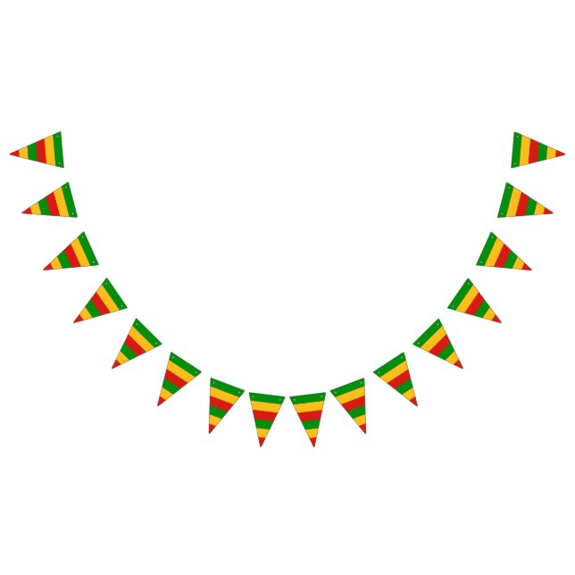 RASTAFARI FLAG COLORS - STRIPES (All)