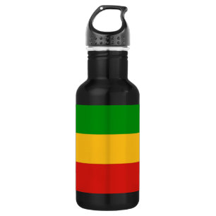 RASTAFARI FLAG COLORS + your ideas 532 Ml Water Bottle