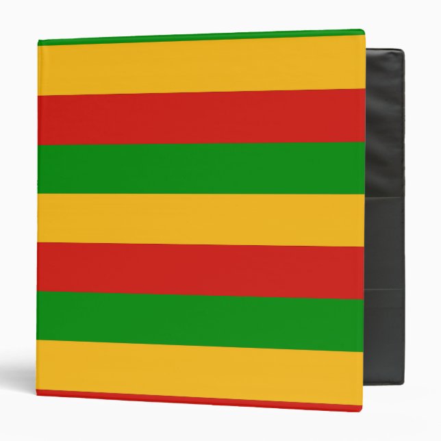 RASTAFARI FLAG COLORS + your ideas Binder (Front/Inside)