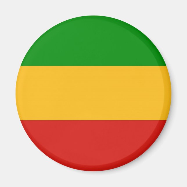 RASTAFARI FLAG COLORS + your ideas Magnet (Front)