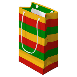 RASTAFARI FLAG COLORS + your ideas Small Gift Bag