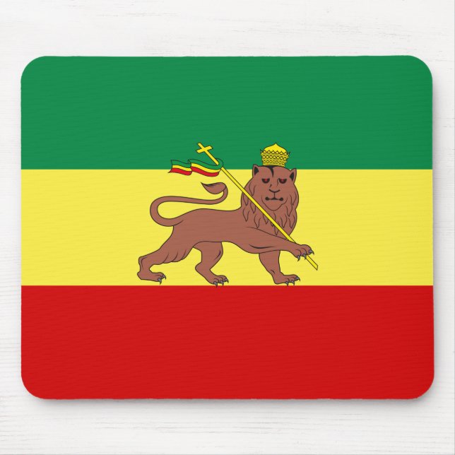 Rastafari Flag Mouse Pad (Front)