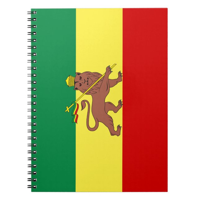 Rastafari Flag Notebook (Front)