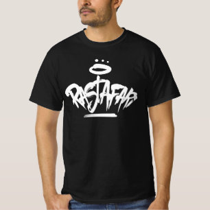 Rastafari Graffiti Tag Style Reggae T-Shirt